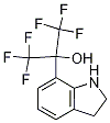 2-(2,3-Dihydro-1H-indol-7-yl)-1,1,1,3,3,3-hexafluoro-propan-2-ol Structure