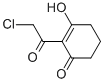 2-Cyclohexen-1-one, 2-(chloroacetyl)-3-hydroxy- (9CI) 구조식 이미지