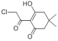 2-Cyclohexen-1-one, 2-(chloroacetyl)-3-hydroxy-5,5-dimethyl- (9CI) Structure