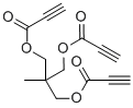 1,1,1-TRIMETHYLOLETHANE TRIPROPIOLATE Structure