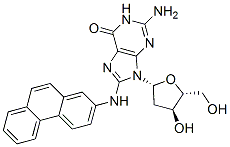 N-(deoxyguanosin-8-yl)-2-aminophenanthrene Structure
