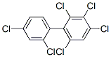 (-)-2,2',3,4,4',6-Hexachlorobiphenyl Structure