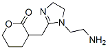 3-[[1-(2-aminoethyl)-4,5-dihydro-1H-imidazol-2-yl]methyl]tetrahydro-2H-pyran-2-one Structure