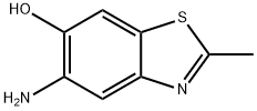 6-Benzothiazolol,5-amino-2-methyl-(6CI) 구조식 이미지