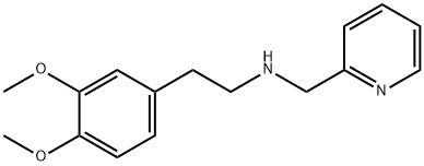 [2-(3,4-디메톡시-페닐)-에틸]-피리딘-2-일-메틸-아민 구조식 이미지