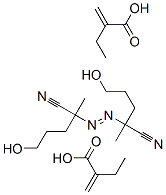 4,4'-아조비스(4-시아노펜탄-1-올)비스(2-메틸렌부타노에이트) 구조식 이미지