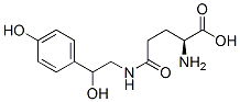 (2S)-2-amino-4-[[2-hydroxy-2-(4-hydroxyphenyl)ethyl]carbamoyl]butanoic acid Structure