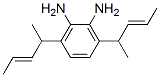 1,2-Benzenediamine,  3,6-bis(1-methyl-2-butenyl)-  (9CI) Structure