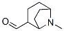 8-Azabicyclo[3.2.1]octane-2-carboxaldehyde, 8-methyl-, exo- (9CI) Structure