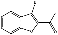 1-(3-bromo-1-benzofuran-2-yl)-1-ethanone 구조식 이미지