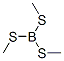 trimethyl trithioborate Structure