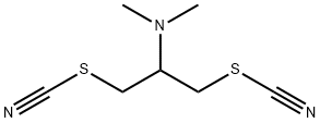 2-Dimethylamino-1,3-di(thiocyanato)propane Structure