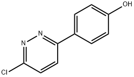 3-CHLORO-6-(4-HYDROXYPHENYL)-PYRIDAZINE Structure