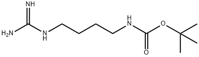 tert-부틸(4-구아니디노부틸)카바메이트 구조식 이미지