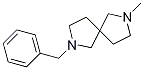 2,7-Diazaspiro[4.4]nonane, 2-Methyl-7-(phenylMethyl)- Structure