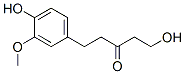 5-Hydroxy-1-(4-hydroxy-3-methoxyphenyl)-3-pentanone Structure