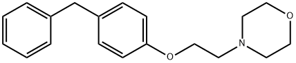 4-benzylphenoxy-N-ethylmorpholine Structure