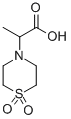 2-(1,1-DIOXIDOTHIOMORPHOLIN-4-YL)PROPANOIC ACID Structure