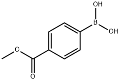 4-(METHOXYCARBONYL)PHENYLBORONIC ACID 구조식 이미지