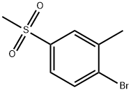 1-브로모-4-메탄설포닐-2-메틸벤젠 구조식 이미지