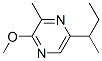 Pyrazine, 2-methoxy-3-methyl-5-(1-methylpropyl)- (9CI) 구조식 이미지