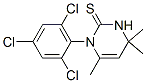 1-(2,4,6-Trichlorophenyl)-4,4,6-trimethyl-3,4-dihydro-2(1H)-pyrimidinethione Structure