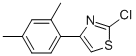 2-CHLORO-4-(2,4-DIMETHYLPHENYL)THIAZOLE Structure