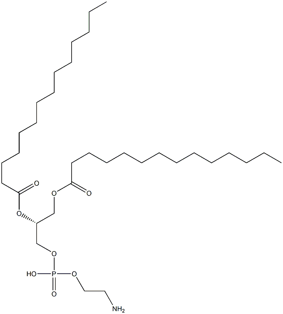 1,2-DIMYRISTOYL-SN-GLYCERO-3-PHOSPHOETHANOLAMINE Structure