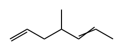 4-METHYL-1,5-헵타디엔 구조식 이미지