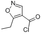 4-이속사졸카르보닐클로라이드,5-에틸-(9CI) 구조식 이미지