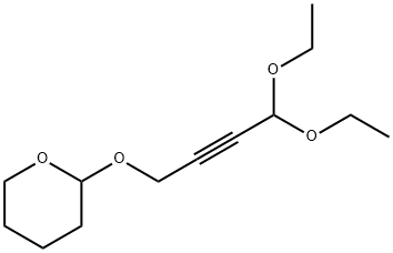 2-[(4,4-Diethoxy-2-butyn-1-yl)oxy]tetrahydropyran Structure