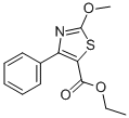 2-METHOXY-4-PHENYL-5-THIAZOLECARBOXYLIC ACID ETHYL ESTER Structure