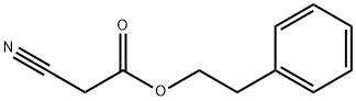 아세트산,시아노-,2-페닐에틸에스테르 구조식 이미지