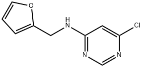 6-Chloro-4-(furfurylaMino)pyriMidine, 96% Structure