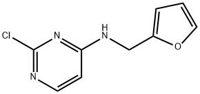 2-chloro-N-(furan-2-ylmethyl)pyrimidin-4-amine Structure