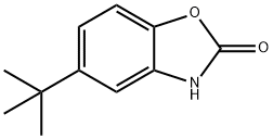 5-tert-Butyl-1,3-benzoxazol-2(3H)-one 구조식 이미지