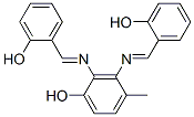 2-bis((2-hydroxyphenylmethylene)amino)methylphenol Structure