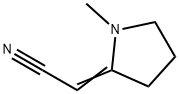 아세토니트릴,(1-메틸-2-피롤리디닐리덴)-(9CI) 구조식 이미지