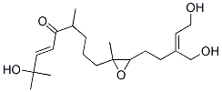 2-Hydroxy-9-[3-(5-hydroxy-3-hydroxymethyl-3-pentenyl)-2-methyloxiranyl]-2,6-dimethyl-3-nonen-5-one 구조식 이미지