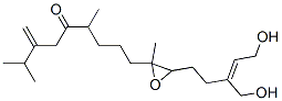 1-[3-(5-Hydroxy-3-hydroxymethyl-3-pentenyl)-2-methyloxiranyl]-4,8-dimethyl-7-methylene-5-nonanone 구조식 이미지