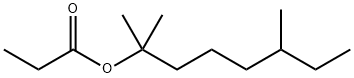 2,6-디메틸-2-옥틸프로피오네이트 구조식 이미지