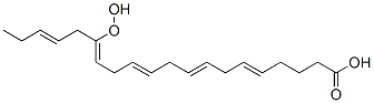 15-hydroperoxy-5,8,11,14,17-eicosapentaenoic acid Structure