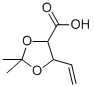 2,2-디메틸-5-비닐-[1,3]디옥솔란-4-카르복실산 구조식 이미지