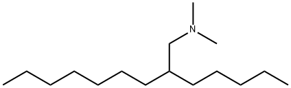N,N-Dimethyl-2-pentylnonylamine Structure
