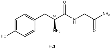 H-TYR-GLY-NH2 HCL Structure
