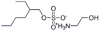 (2-hydroxyethyl)ammonium 2-ethylhexyl sulphate Structure