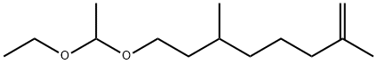 8-(1-ethoxyethoxy)-2,6-dimethyloct-1-ene Structure