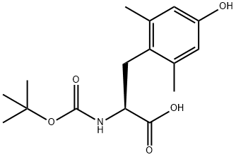 L-TYROSINE, N[(1,1-DIMETHYLETHOXY) CARBONYL] -2,6 Structure
