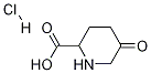 2-피페리딘카르복실산,5-옥소-,히드로클로라이드 구조식 이미지