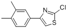 2-클로로-4-(3,4-디메틸페닐)티아졸 구조식 이미지
